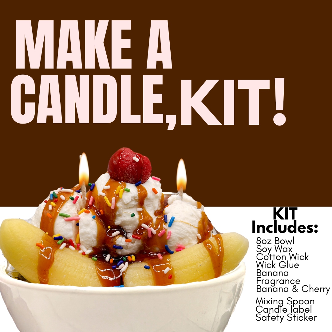 DIY Candle Making Kit- Banana Split