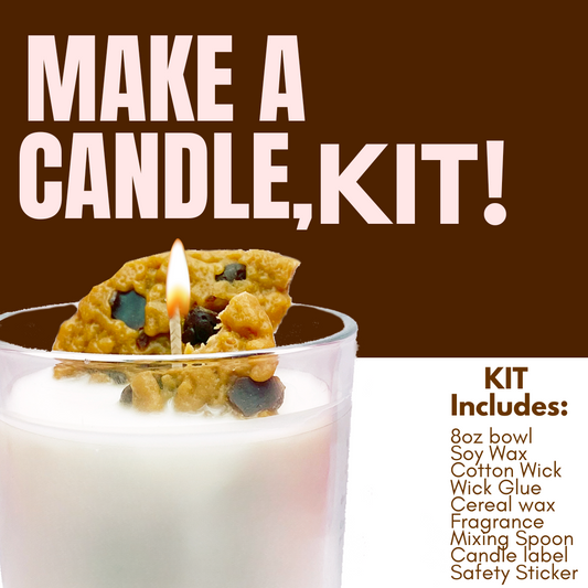 DIY Candle Making Kit- Milk & Cookies