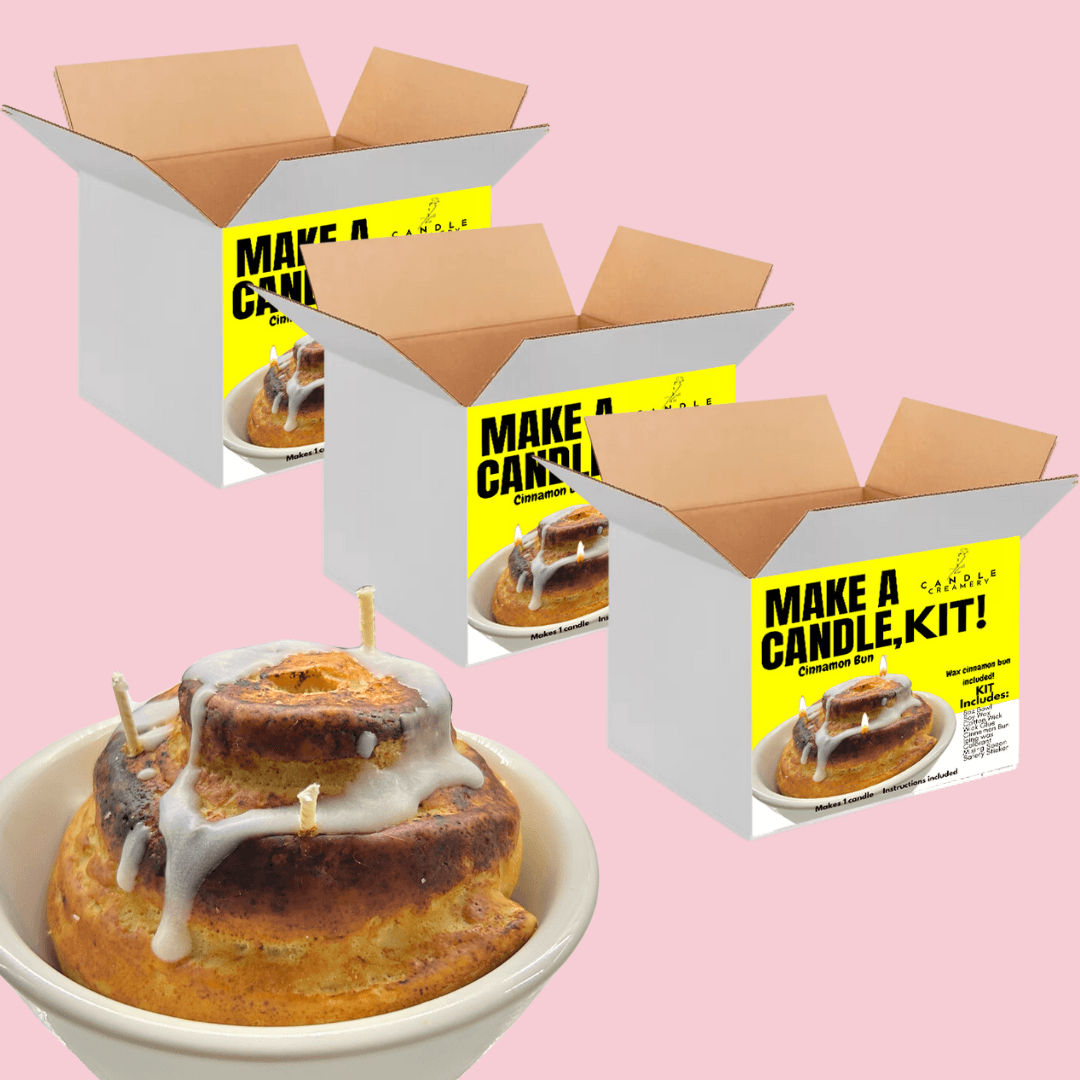 BULK- Cinnamon Bun Candle Kit - Sheamakery