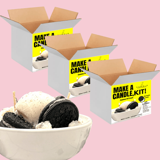 BULK- Cookies N Cream Candle Kit - Sheamakery