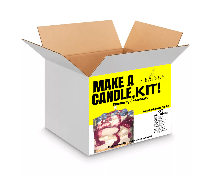 DIY Candle Making Kit- Blueberry Cheesecake - Sheamakery