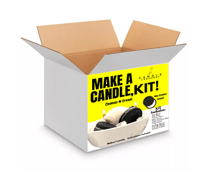 DIY Candle Making Kit- Cookies N Cream Ice Cream Bowl - Sheamakery