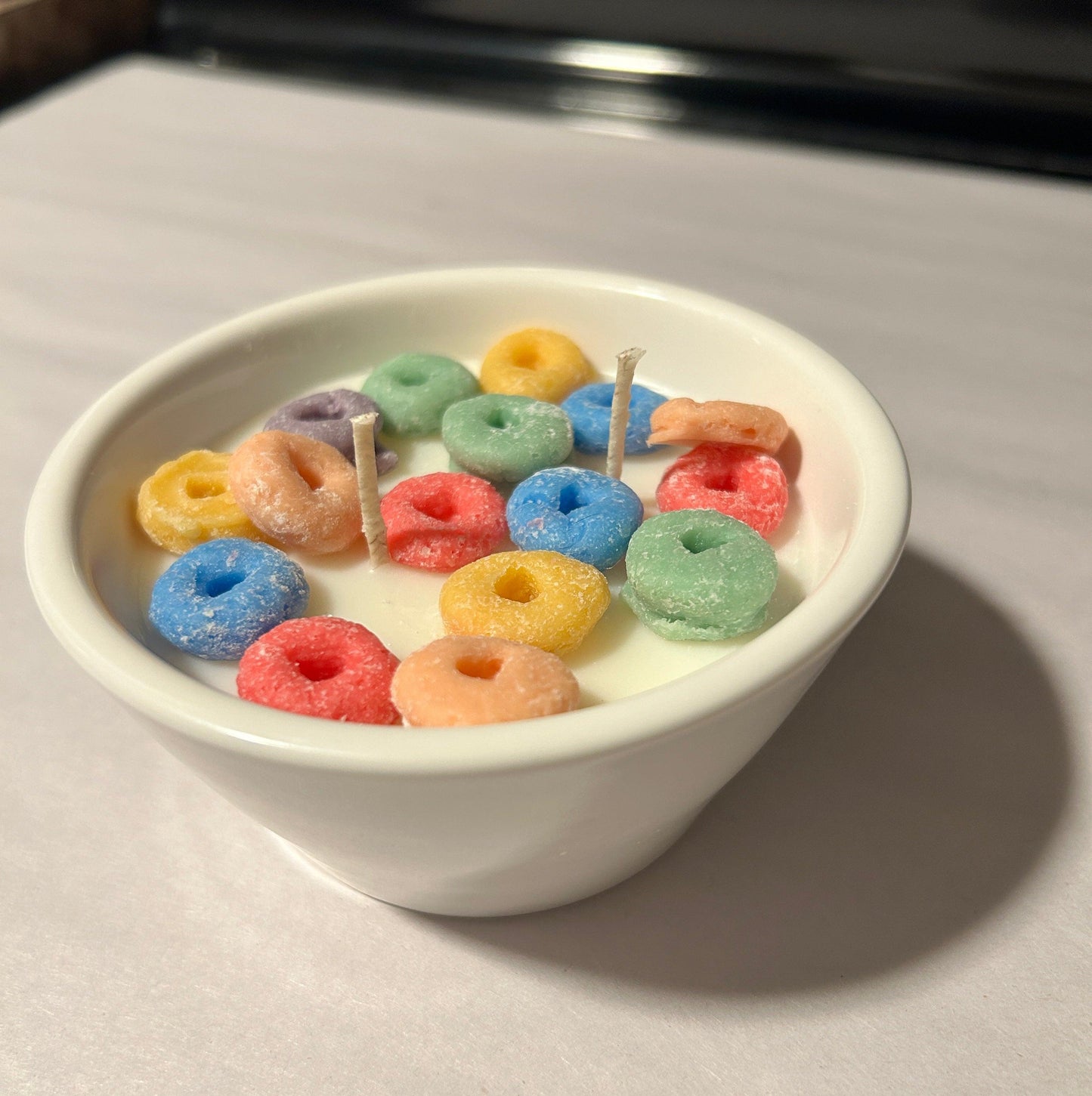 DIY Candle Making Kit- Fruit Loop Cereal Bowl - Sheamakery