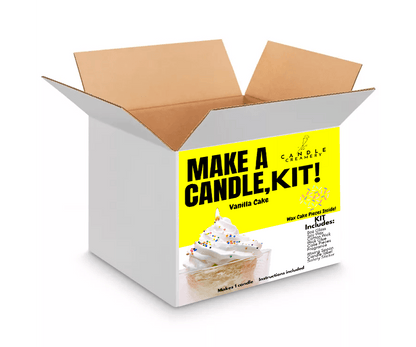 DIY Candle Making Kit- Vanilla Party Cake - Sheamakery